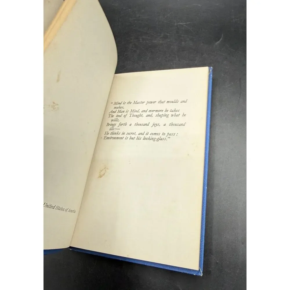 As A Man Thinketh & Out From The Heart by James Allen 1st Edition